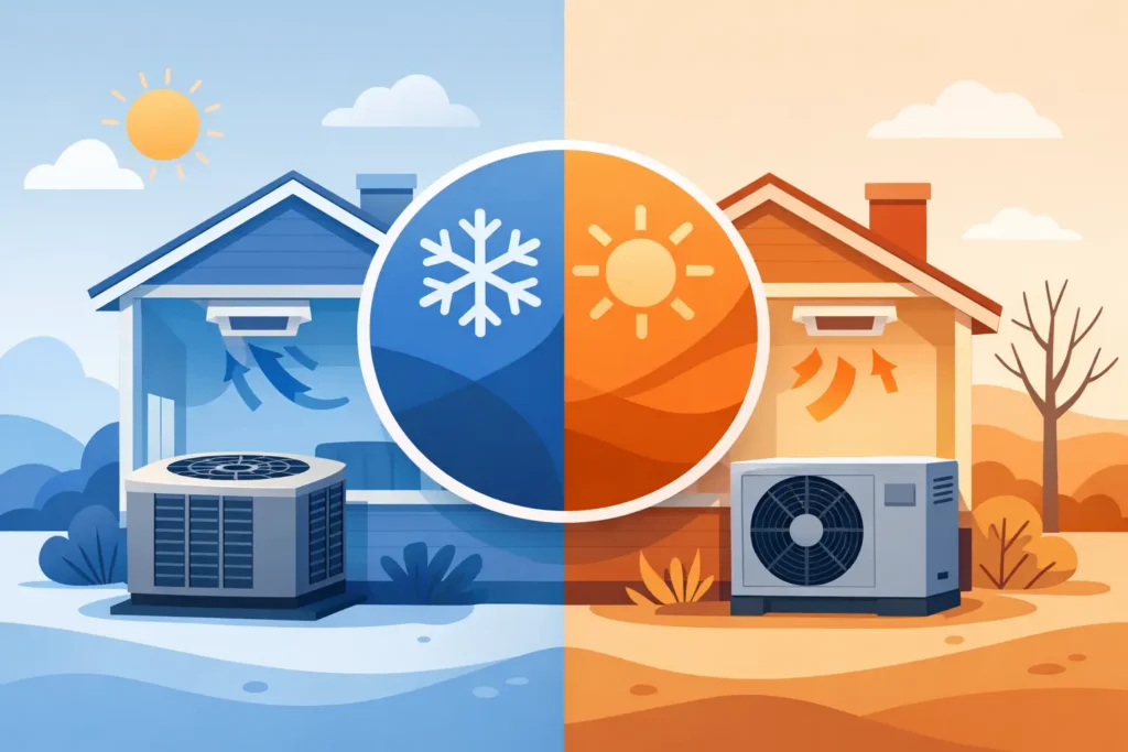 Central Air Versus Heat Pump in South Carolina