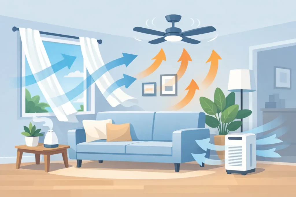 How to Improve Indoor Air Circulation at Home
