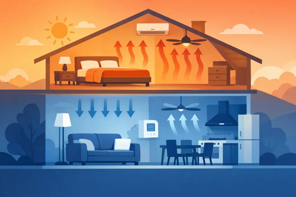 Why Is Upstairs Hotter Than Downstairs at Home?