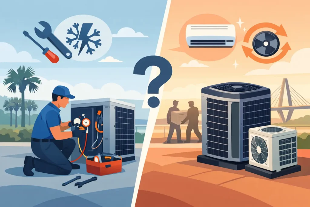 HVAC Mount Pleasant, SC: Repair or Replace?